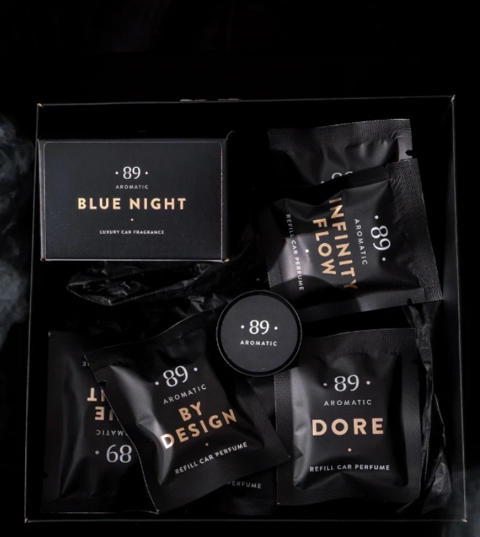 Conjunto de Clipes de Ventilação para Ar de Carro Premium Kit Completo Fragrância Duradoura | AROMATIC•89• | Exclusivo Portugal