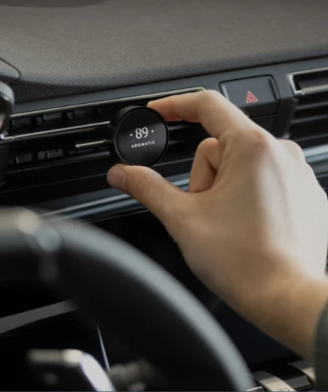 Rechargeable Car Air Clip AROMATIC•89• | Premium Fragrance, Elegant Design