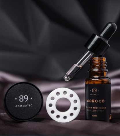 Gotas Purificador de Ar para Carro Premium Fragrância Concentrada Intensidade Personalizável | AROMATIC•89• | Exclusivo Portugal