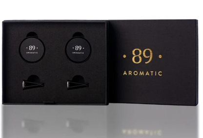 Clipes de Ventilação Purificador de Ar para Carro Premium 2 Peças Fragrância Duradoura | AROMATIC•89• | Exclusivo Portugal