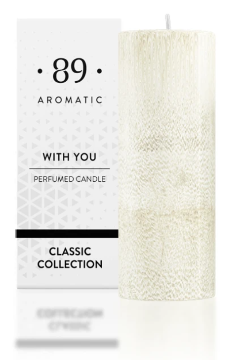 Vela de Cera de Palma Redonda Premium Design Clássico The Classic Collection | AROMATIC•89• | Exclusivo Portugal