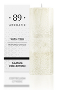 Vela Cera Palma Redonda AROMATIC•89• | The Classic Collection Fragrância Premium