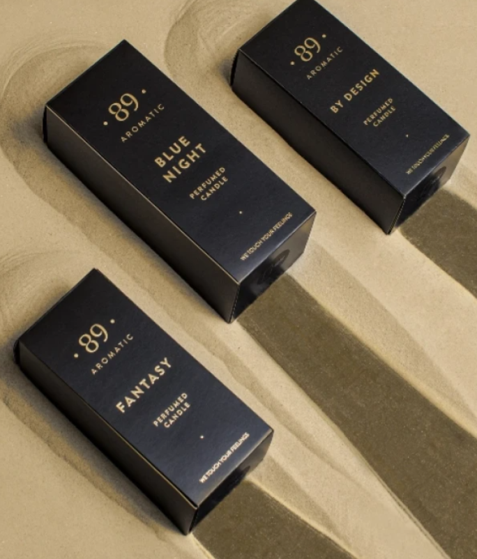 Vela de Cera de Palma Redonda Premium Design Clássico Fragrância Elegante | AROMATIC•89• | Exclusivo Portugal