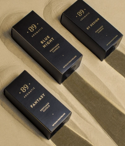 Vela de Cera de Palma Redonda Premium Design Clássico Fragrância Elegante | AROMATIC•89• | Exclusivo Portugal