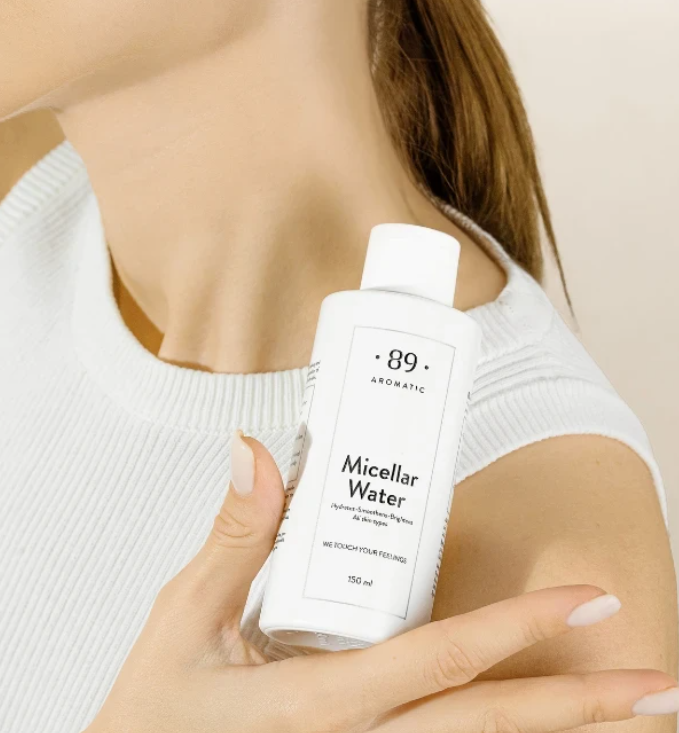 Água Micelar Desmaquilhante Premium 3 em 1 Limpeza Profunda Tonificação | AROMATIC•89• | Exclusivo Portugal