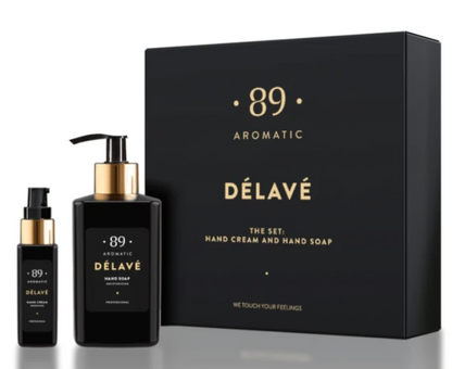 Conjunto Sabonete e Creme para Mãos Premium Fragrância Luxuosa Hidratação | AROMATIC•89• | Exclusivo Portugal