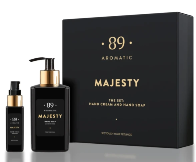 Conjunto Sabonete e Creme para Mãos Premium Fragrância Luxuosa Hidratação | AROMATIC•89• | Exclusivo Portugal