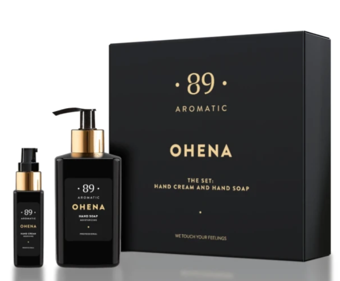 Conjunto Sabonete e Creme para Mãos Premium Fragrância Luxuosa Hidratação | AROMATIC•89• | Exclusivo Portugal