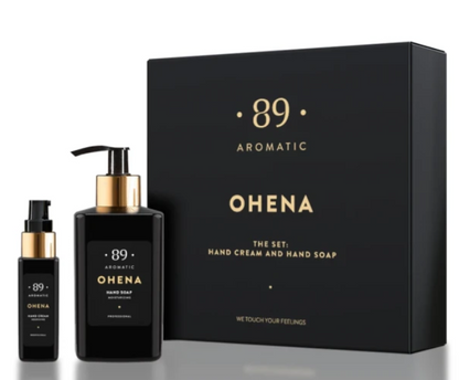 Conjunto Sabonete e Creme para Mãos Premium Fragrância Luxuosa Hidratação | AROMATIC•89• | Exclusivo Portugal