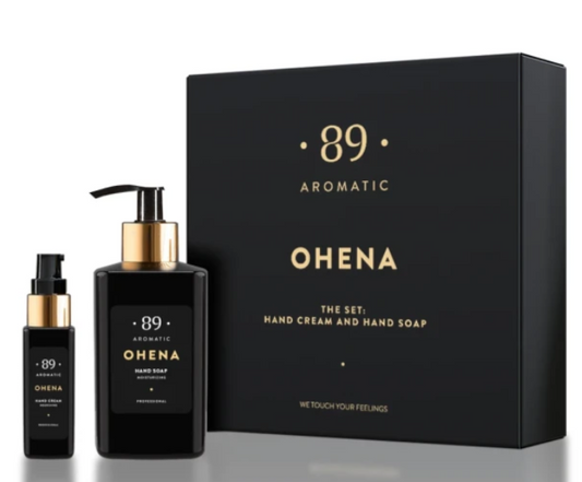 Conjunto Sabonete e Creme para Mãos Premium Fragrância Luxuosa Hidratação | AROMATIC•89• | Exclusivo Portugal