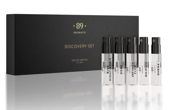 Conjunto Descoberta Perfumes "Beloved Origins" AROMATIC•89• | 5 Amostras Premium 2ml