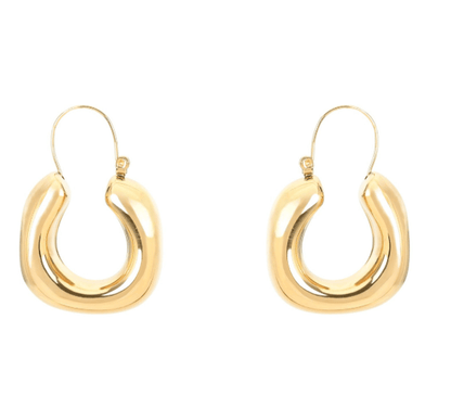 Argolas Alma Grossas | Aço Inoxidável Dourado | Alma de Portugal