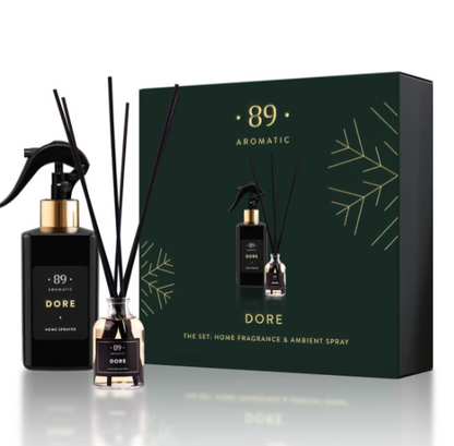 Conjunto Aromatizador de Ambiente e Spray para Casa Premium COLEÇÃO INVERNO | AROMATIC•89• | Exclusivo Portugal