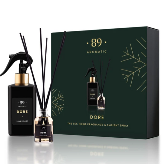 Conjunto Aromatizador de Ambiente e Spray para Casa Premium COLEÇÃO INVERNO | AROMATIC•89• | Exclusivo Portugal