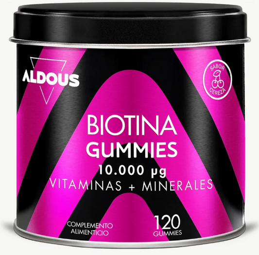 ALDOUS BIO - Gomas de Biotina - 120 gomas