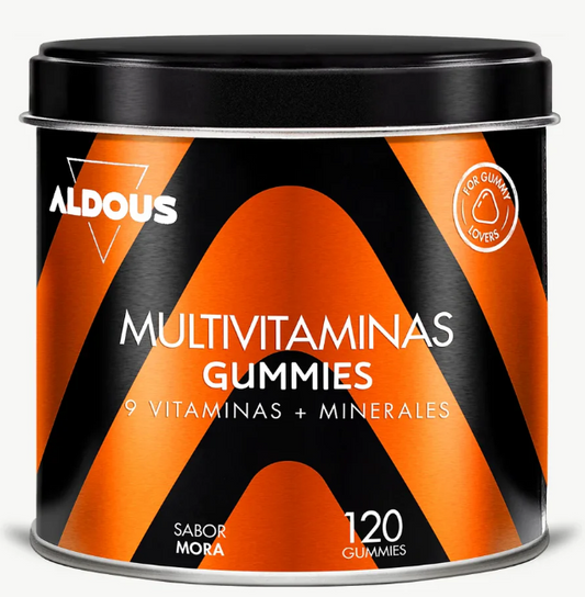 ALDOUS BIO - Multivitaminas em gomas - 120 gomas