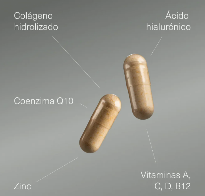 ALDOUS BIO - Colagénio Hidrolisado com Ácido Hialurónico, Coenzima Q10, Zinco e Vitaminas - 120 cápsulas