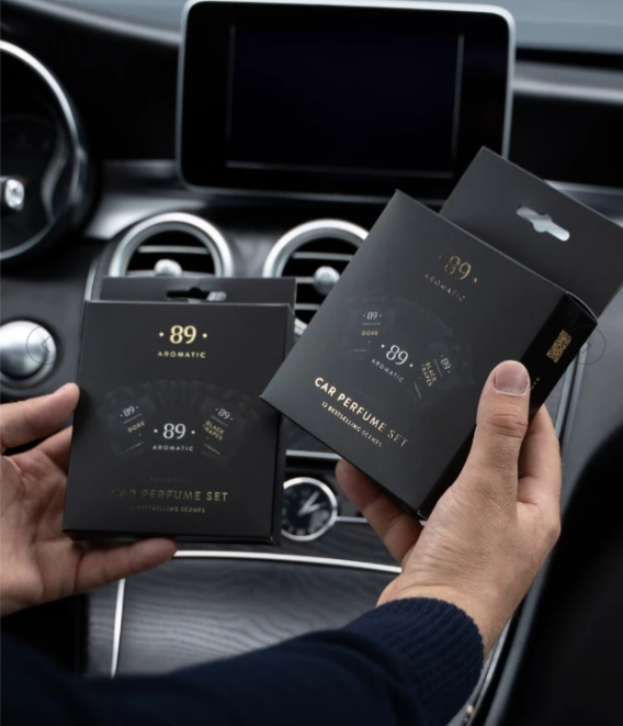 Kit 6 Ambientadores para Carro | 6 Fragrâncias Premium | AROMATIC•89•
