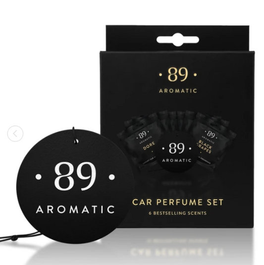 Kit de 6 Ambientadores Papel Carro AROMATIC•89• | Fragrância Premium Duradoura Económico