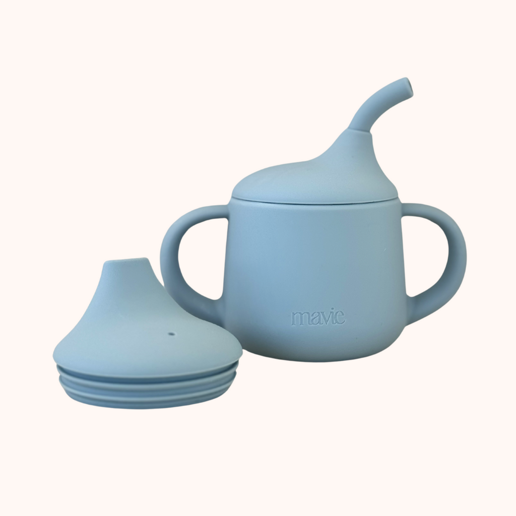 Copo de Aprendizagem 3 em 1 em Silicone (120 ml) – Blue | MAVIE