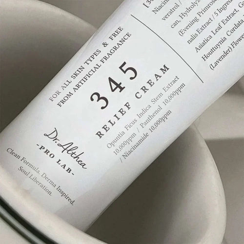 345 Relief Cream Creme Calmante – 50 ml | Dr. Althea