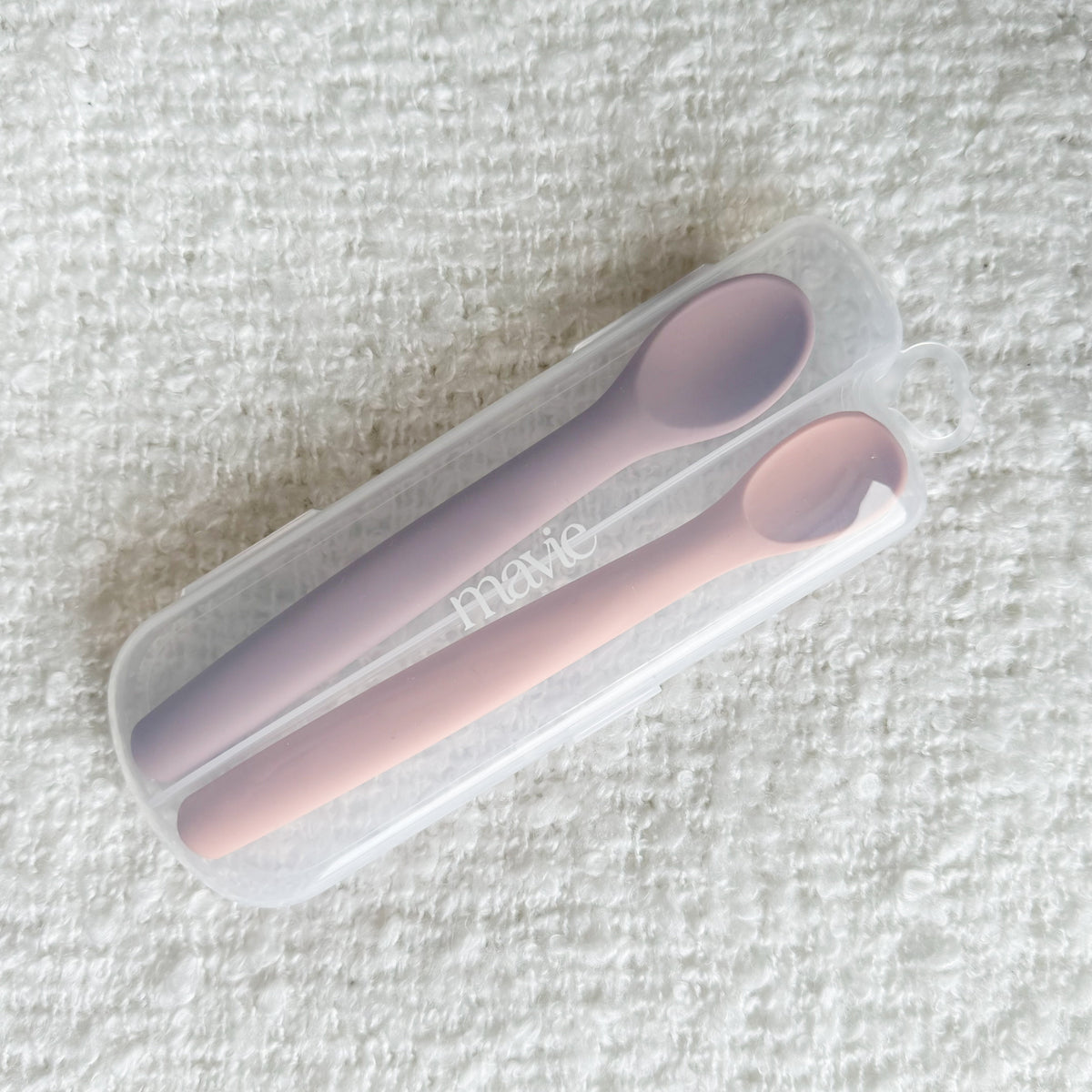 Conjunto 4 Colheres de Silicone para Bebé com Caixa – Unicorn | MAVIE