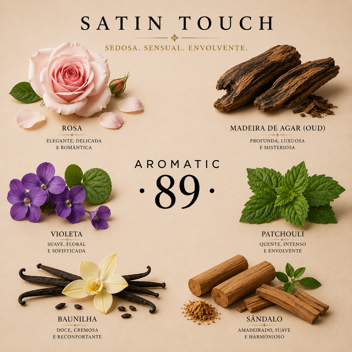 AROMATIC•89• - Satin Touch | Guia de Aroma