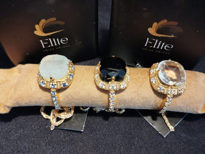 Elite Onyx Ring - Elegance collection