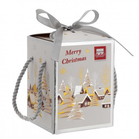 Árvore de Natal com Minipresépio | Prata Bilaminada 925 | Natal Luxo