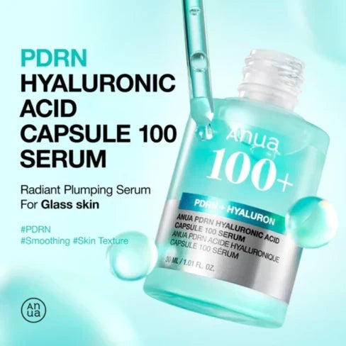 Anua PDRN Cápsula de Ácido Hialurônico 100 Sérum 30ml