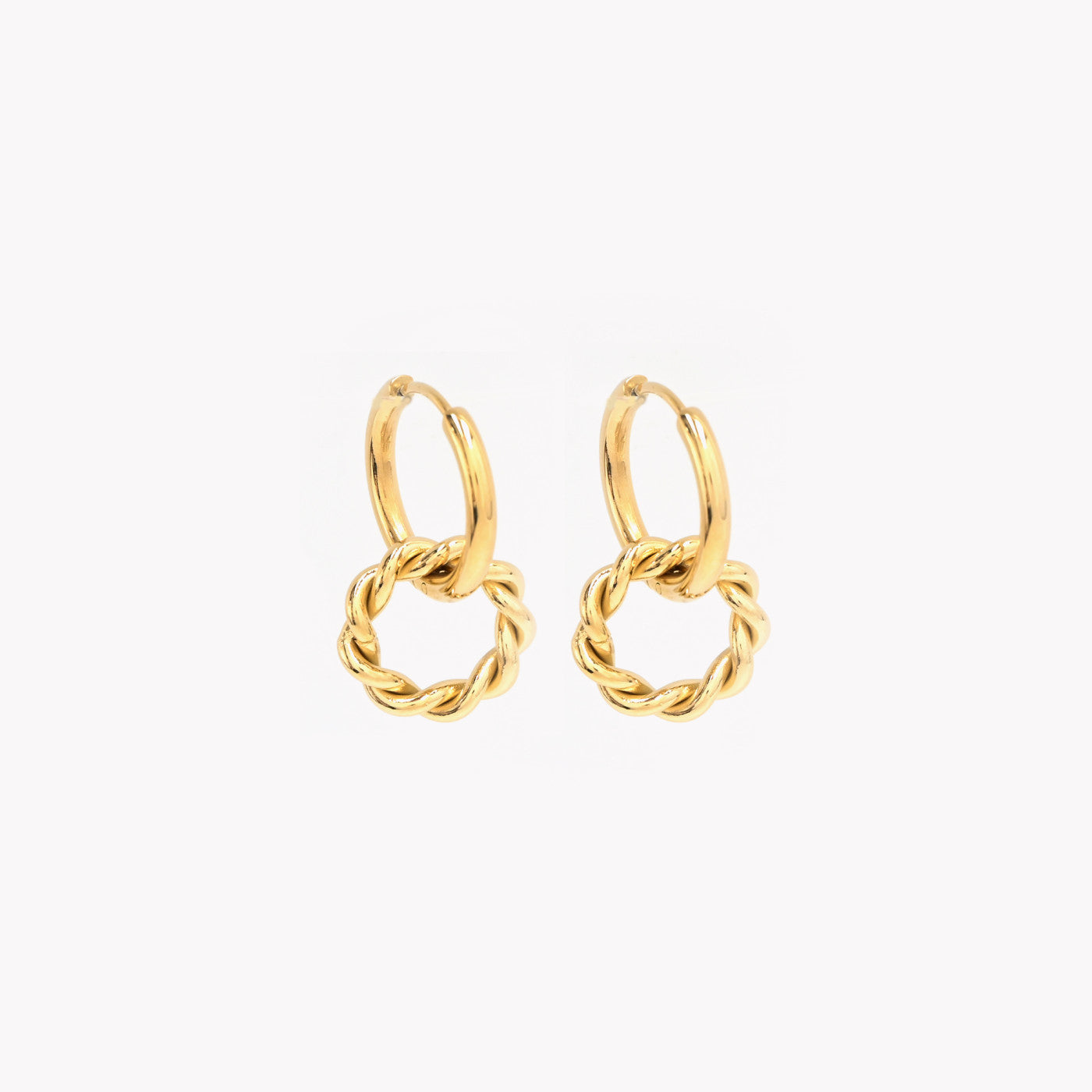 Double interlocking steel rings 