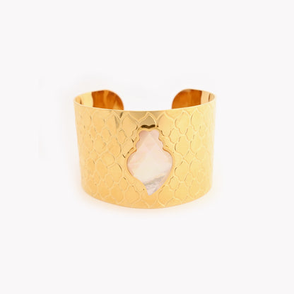 Viana heart steel rigid bracelet 