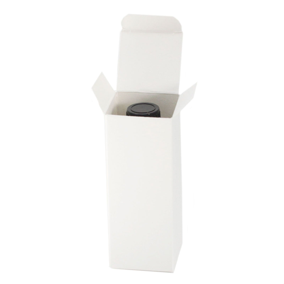 Caixa Lisa para Frasco Âmbar de 50 ml – Branco | Ancient Wisdom