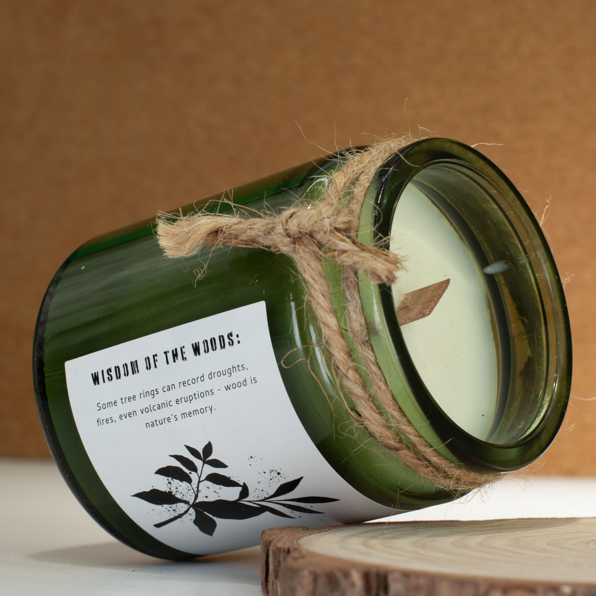 GREENMAN RITUALS - Vela de Soja com Pavio de Madeira Sage & Mintwood