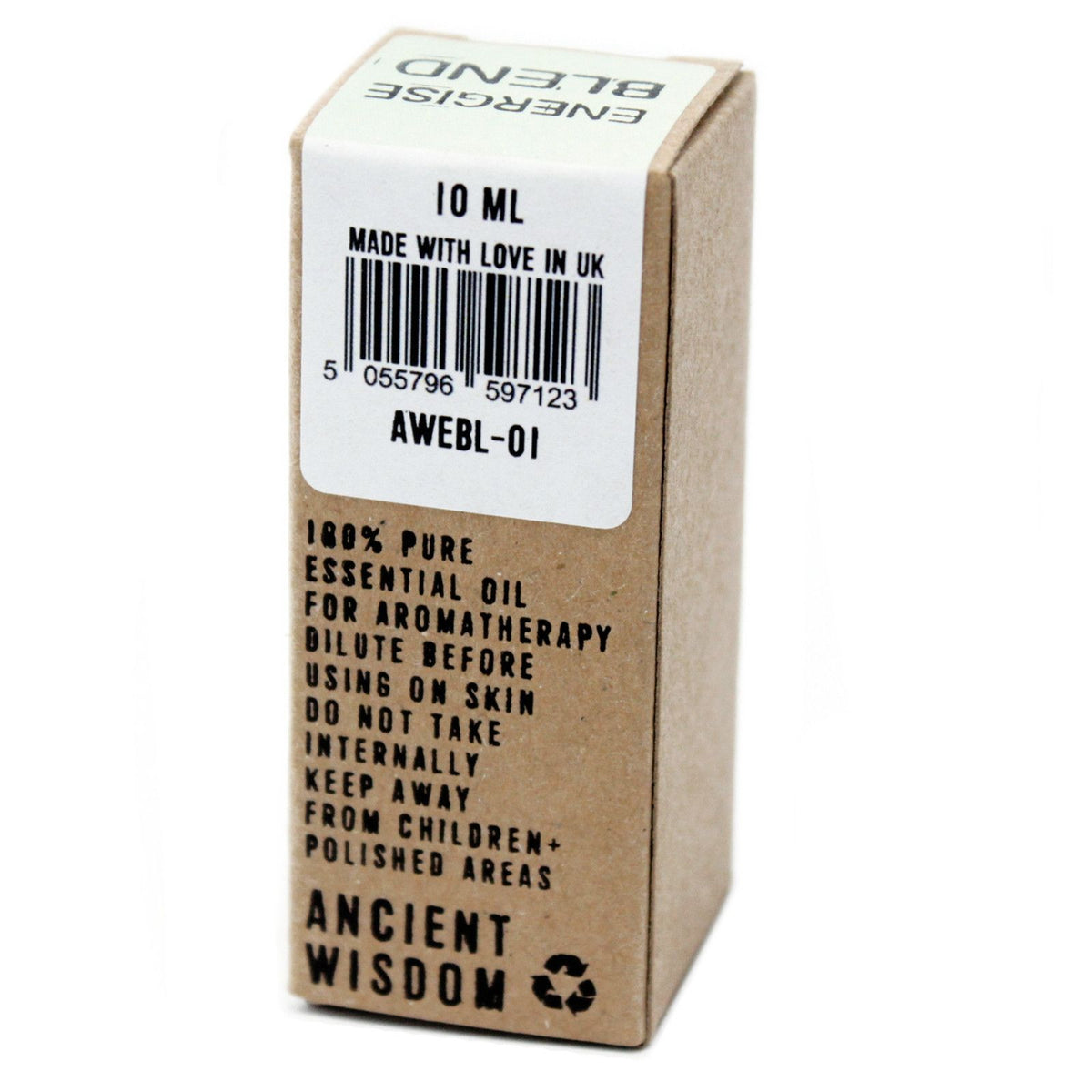 Mistura de Óleos Essenciais Energising em Caixa – 10 ml | Ancient Wisdom