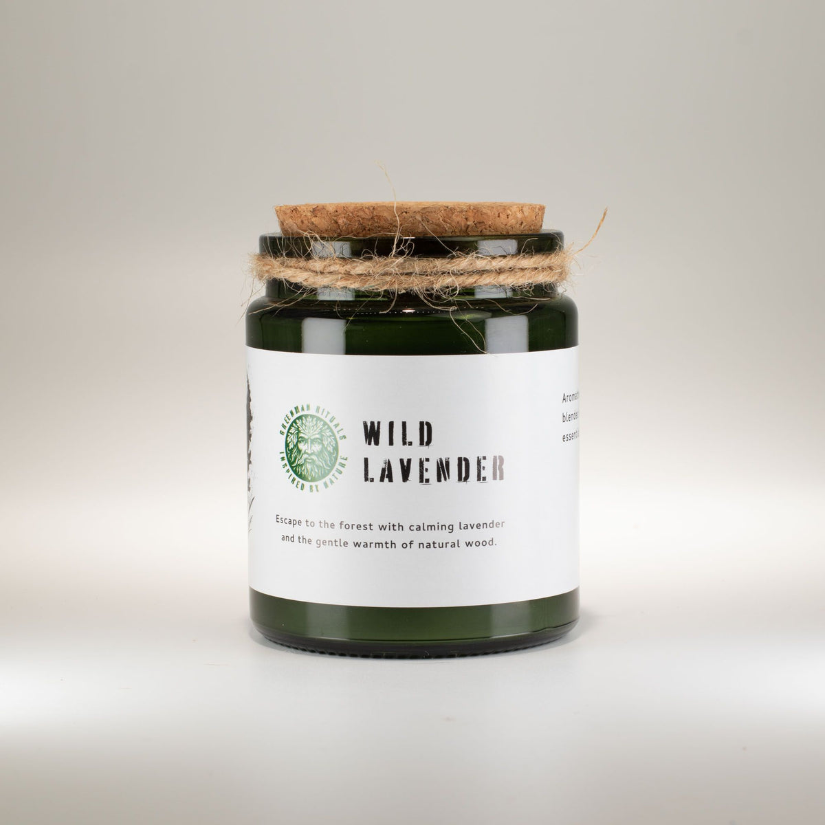 GREENMAN RITUALS - Vela de Soja com Pavio de Madeira Wild Lavender