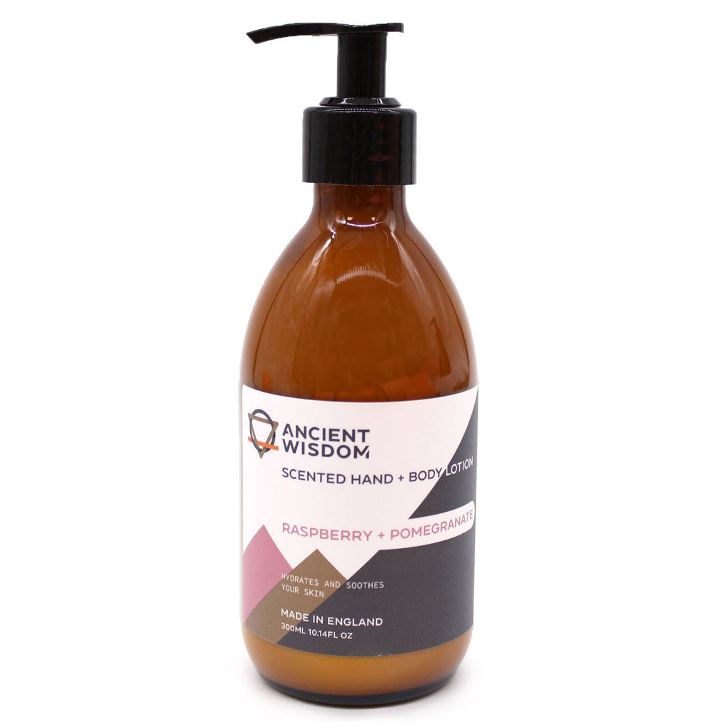 Loção de Mãos e Corpo Framboesa e Romã – 300 ml | Ancient Wisdom