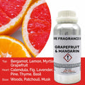 Óleo de Fragrância Puro Toranja e Mandarina – 500 ml | Ancient Wisdom