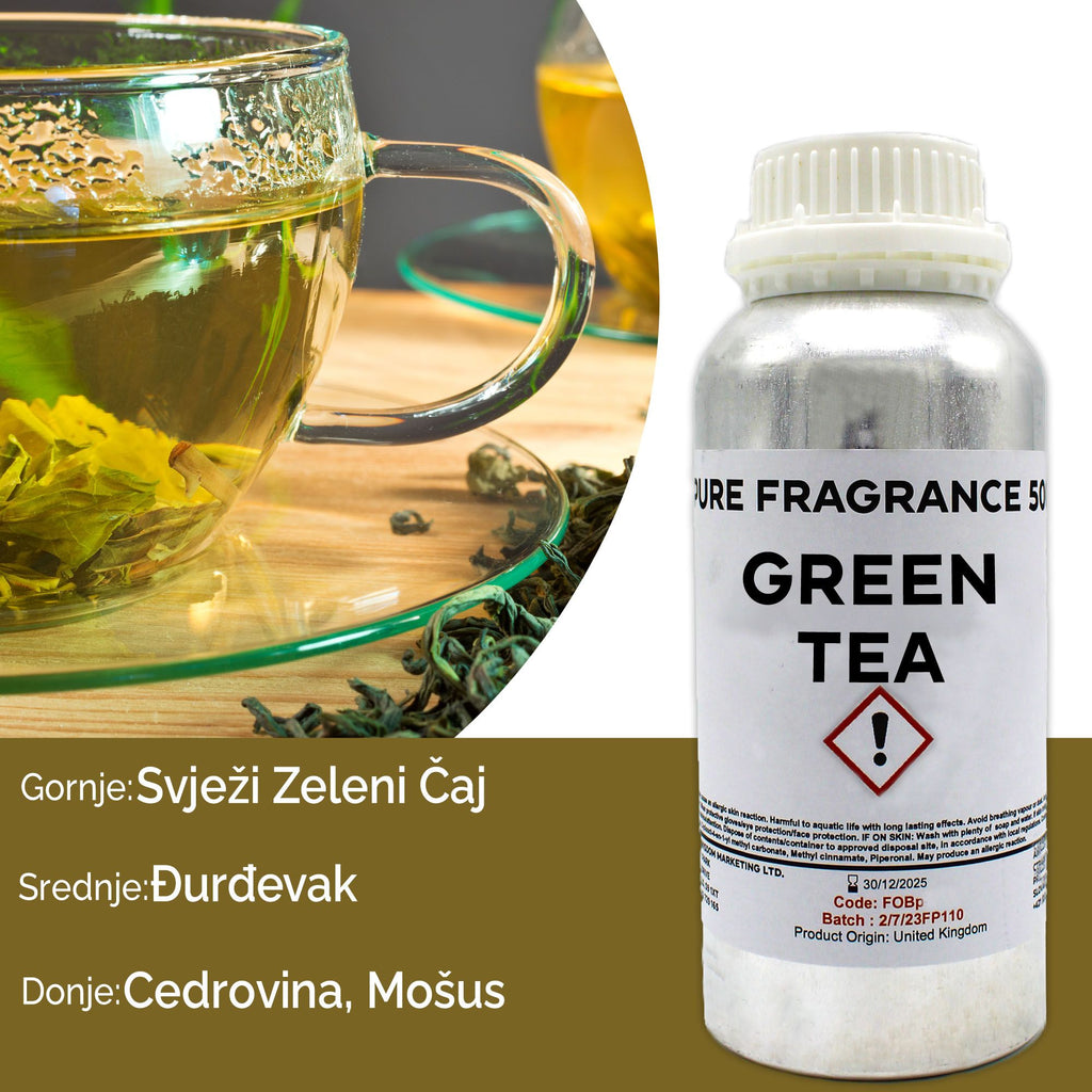 Óleo de Fragrância Puro Chá Verde – 500 ml | Ancient Wisdom