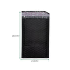 Envelope Almofadado de Plástico com Bolhas Preto – 130 × 180 mm + 40 mm | Ancient Wisdom