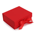 Caixa de Oferta Desmontável Quadrada Média – 20 × 18,2 × 8 cm – Vermelho | Ancient Wisdom