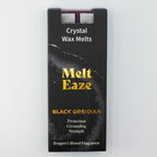 Cera Perfumada MeltEaze com Obsidiana – Sangue de Dragão, 50 g | Ancient Wisdom