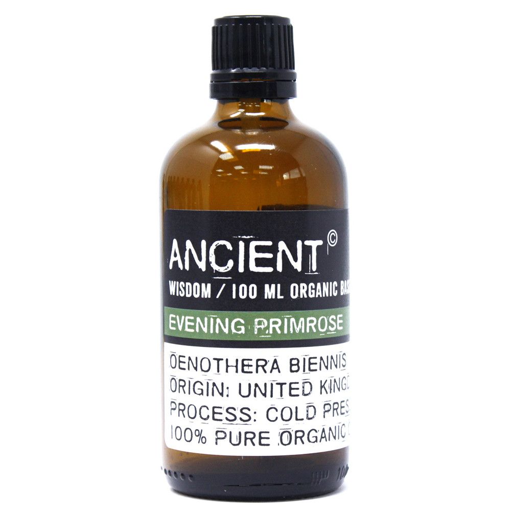Óleo Base Biológico de Onagra 100% Puro – 100 ml | Ancient Wisdom
