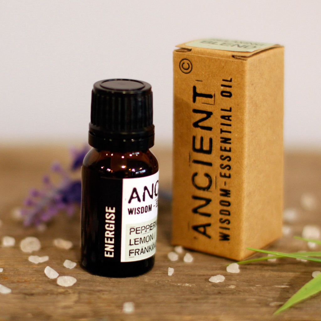 Mistura de Óleos Essenciais Energising em Caixa – 10 ml | Ancient Wisdom
