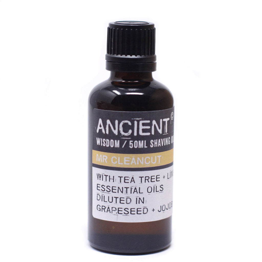 ANCIENT WISDOM - Óleo de Barbear Mr Cleancut, 50 ml
