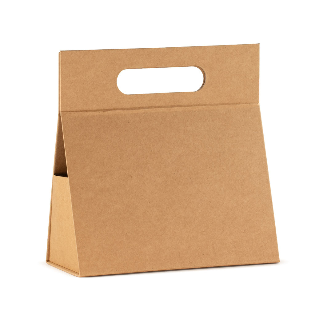 Caixa de Oferta Desmontável com Pega – 20 × 10 × 20 cm – Kraft | Ancient Wisdom