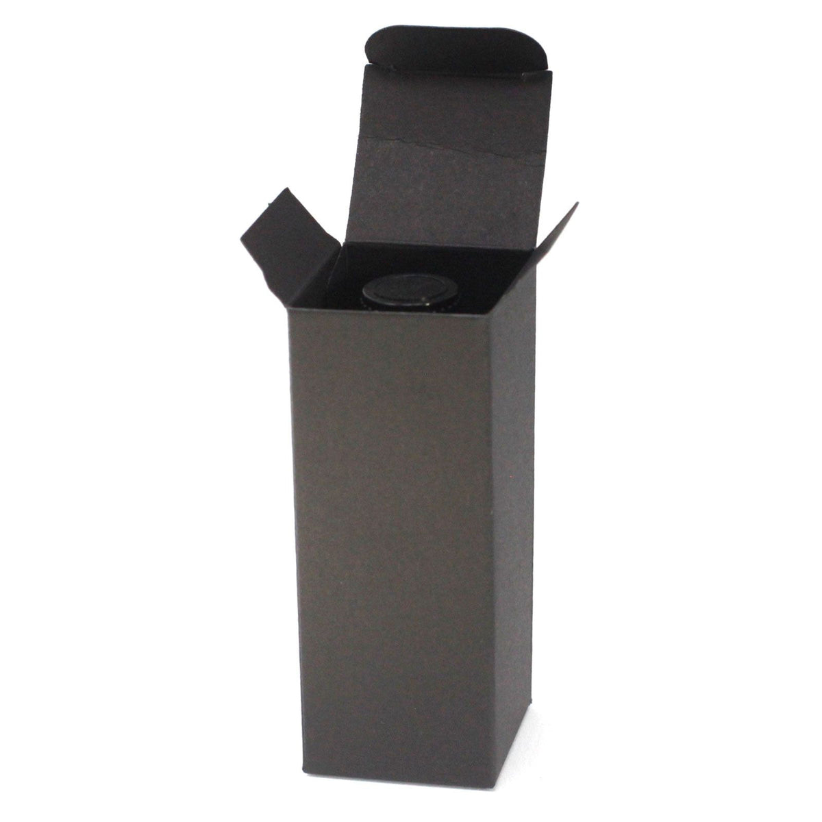 Caixa Lisa para Frasco Âmbar de 50 ml – Preto | Ancient Wisdom