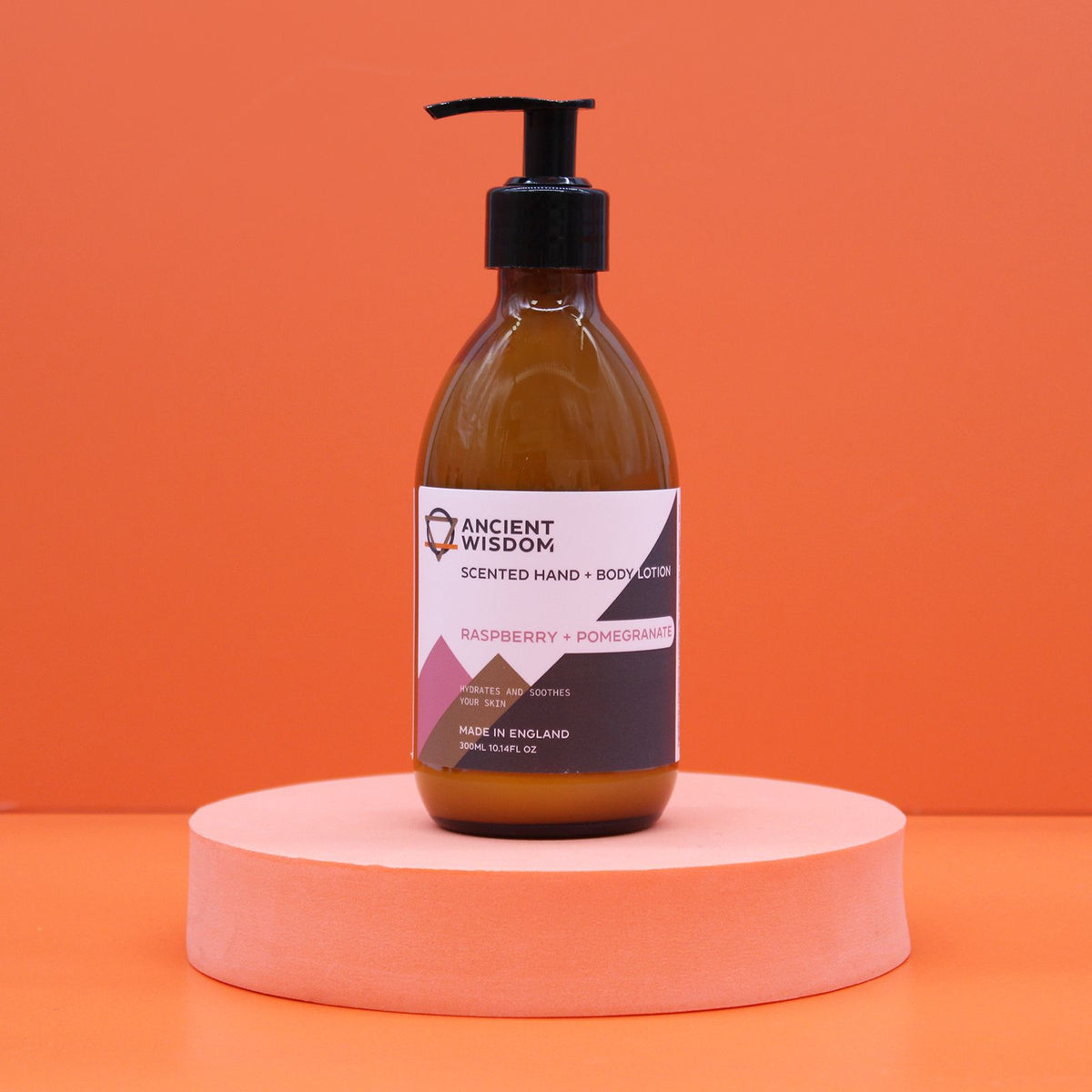 Loção de Mãos e Corpo Framboesa e Romã – 300 ml | Ancient Wisdom