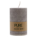 Vela de Cera de Oliveira 90×60 mm – Cinzenta | Ancient Wisdom