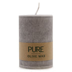 Vela de Cera de Oliveira 90×60 mm – Cinzenta | Ancient Wisdom